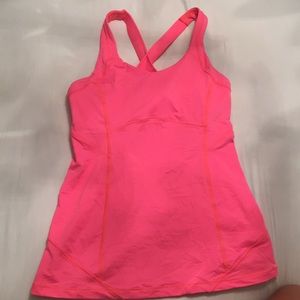 LuLu Lemon Workout Tank With Built In Bra